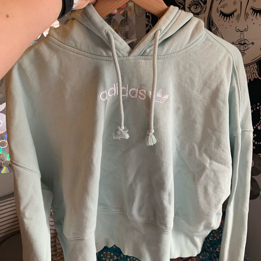 adidas cropped sweatshirt